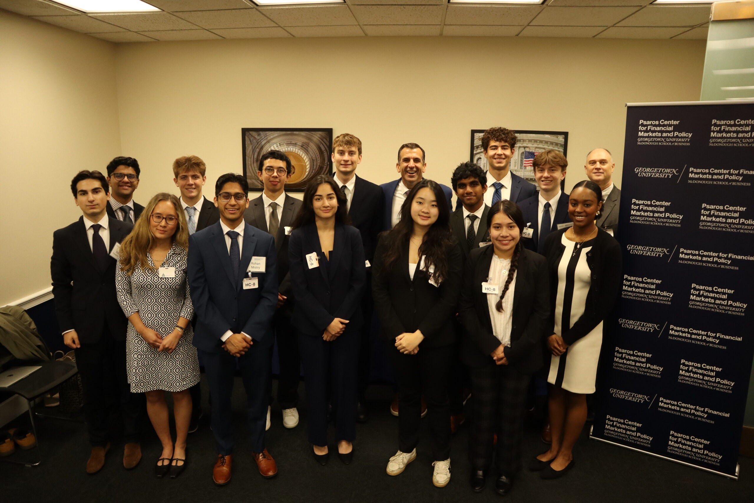 Students with Rep. Liccardo