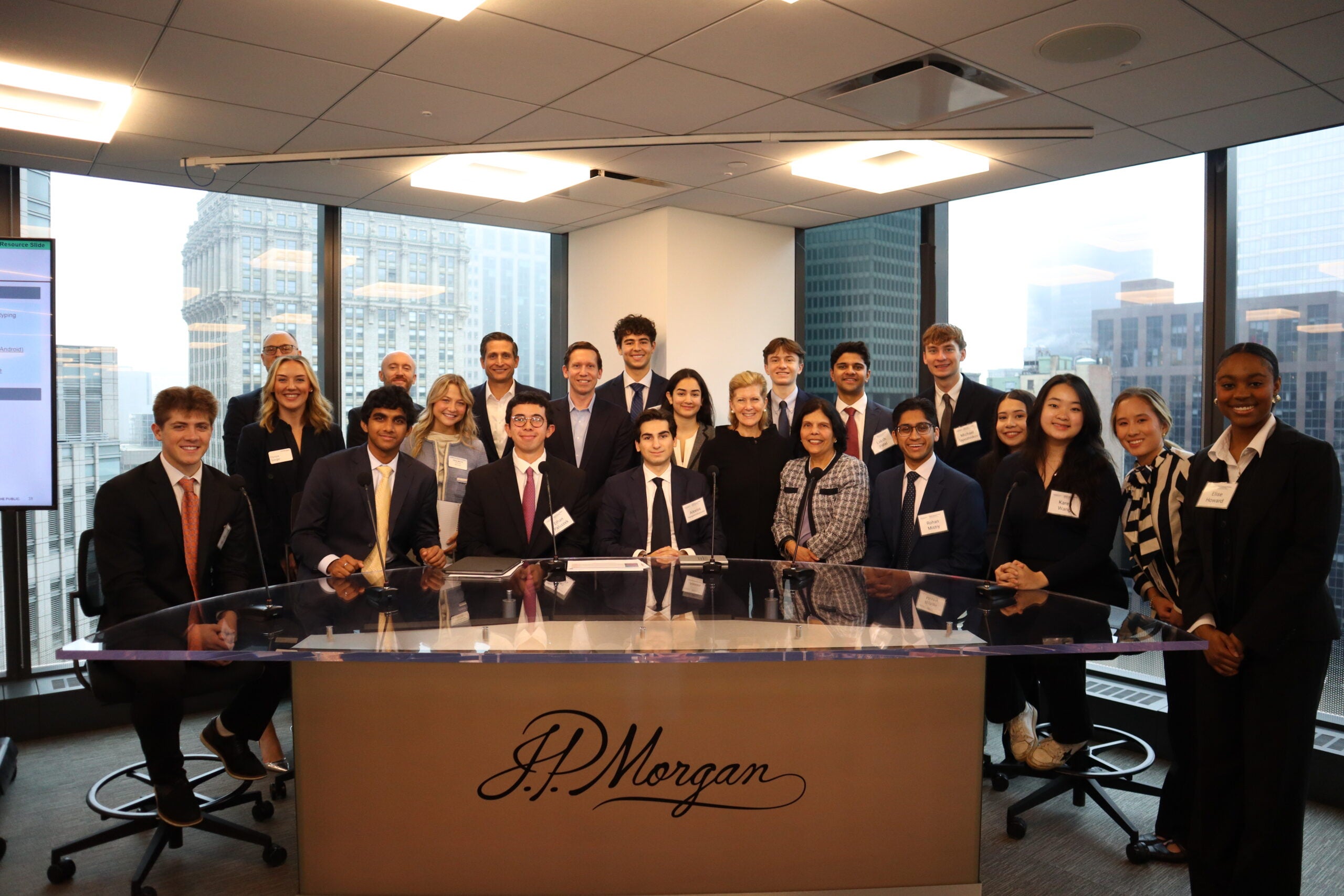 Students at JPMorganChase