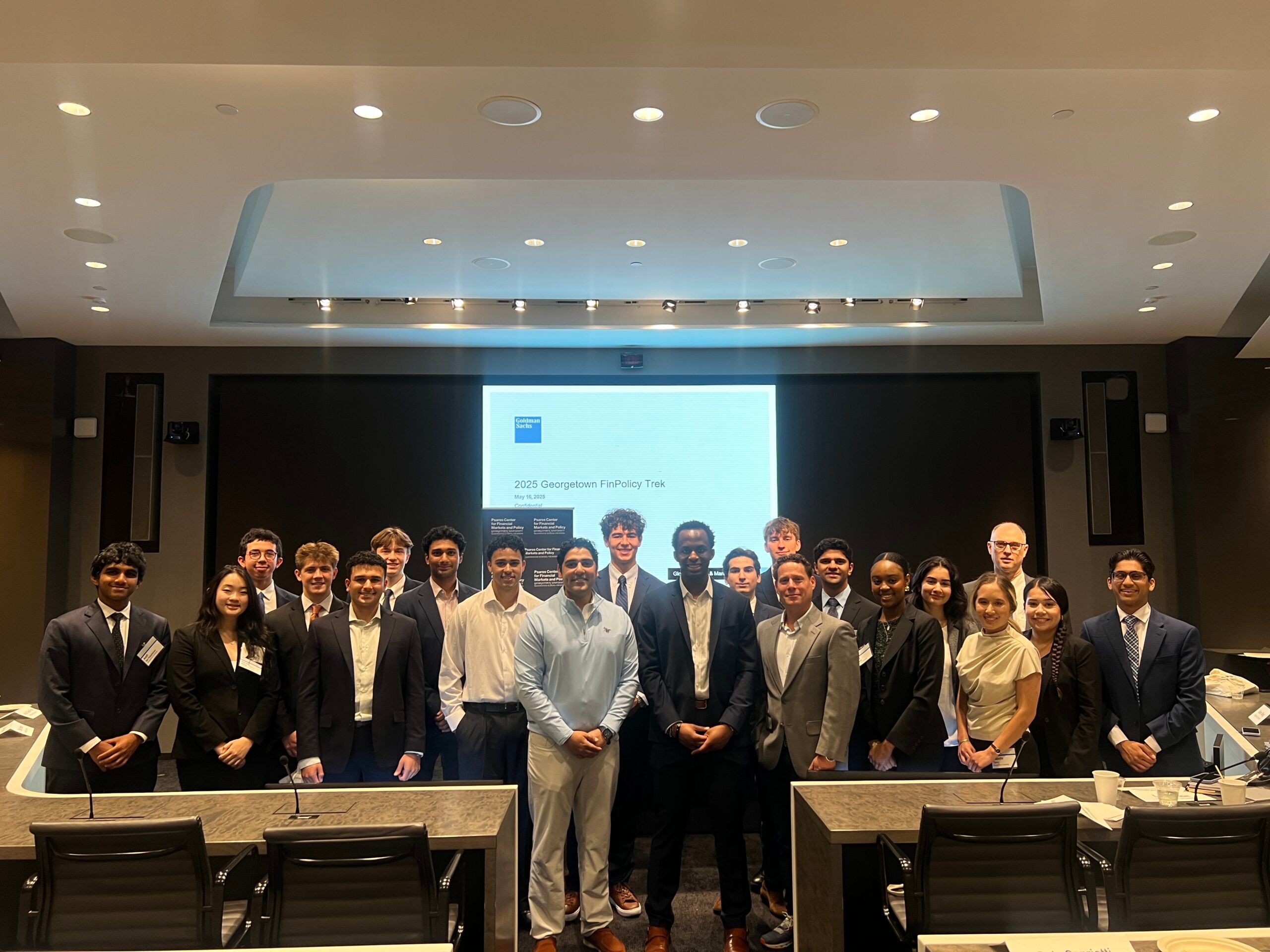 Students at Goldman Sachs